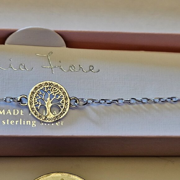 Mia Fiore Italy Sterling Silver -Tree Of Life - Bracelet New Boxed - Picture 8 of 12